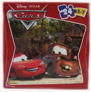 Disney Pixar Cars Lightning McQueen & Mater 24 Piece Puzzle: Toys & Games