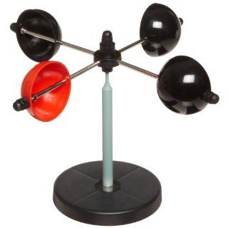 American Educational Corrosion Resistant Cup Anemometer, with Revolving Wind Cups: Science Lab Anemometers: Industrial & Scientific
