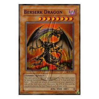 2003 Dark Crisis Unlimited # DCR 19 Berserk Dragon (SR) / Single YuGiOh! Card in Protective Sleeve: Toys & Games