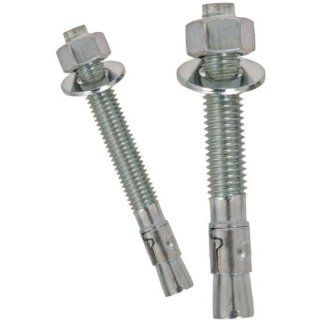 Powers Fastening Innovations 07322 Power Stud 1/2 Inch by 3 3/4 Inch Type 304 Stainless Steel Wedge Expansion Anchor, 50 Per Box: Home Improvement