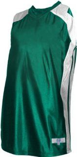 Intensity Women s Reversible Custom Basketball Jerseys Outside: DARK GREEN, Inside: WHITE WL : Sports & Outdoors