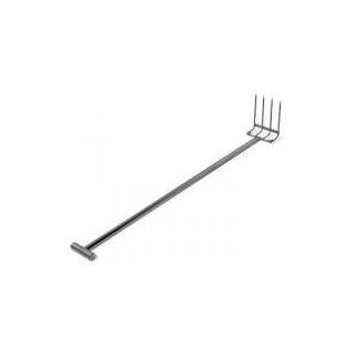 Columbia Sinks Stainless Steel Reinforced Drag Fork, 4 Tines   9" Long, Overall Length 60": Health & Personal Care