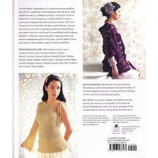 Crochet Master Class: Lessons and Projects from Today's Top Crocheters: Jean Leinhauser, Rita Weiss: 9780307586537: Books