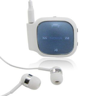 Nokia Bluetooth Stereo Headset with Detachable Headphones   White: Cell Phones & Accessories
