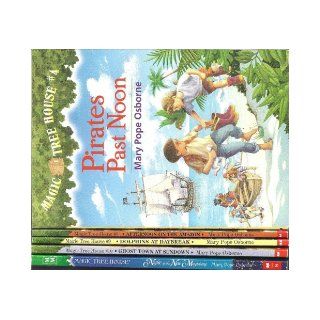Mary Pope Osborne's Magic Tree House #4, 6, 9, 10, 35 (Pirates Past Noon/Afternoon on the /Dolphins at Daybreak/Ghost Town at Sundown/Night of the New Magicians): Mary Pope Osborne: Books