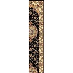 Lyndhurst Collection Traditional Black/ Ivory Runner (2' 3 x 16') Safavieh Runner Rugs