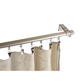 Regal Silver Adjustable Curtain Track With Sliders Curtain Hardware