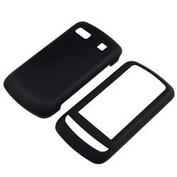 Black Rubber Case/ Screen Protector for LG Xenon GR500 Cases & Holders