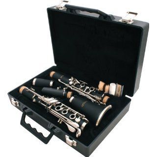 LJ Hutchen Bb Clarinet with Hardshell Case: Musical Instruments