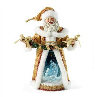 2012 Clothtique Possible Dreams *Rejoice* Santa Rejoices in the Beauty of the Season (Illuminates)  Holiday Figurines  