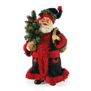 Department 56 Possible Dreams Santas Tree Hugger Santa Figurine, 11 Inch   Holiday Figurines