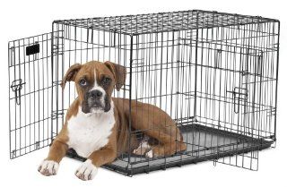 Precision Pet ProValu by Great Crate Two Door   4000. This "suitcase style" wire crate provides safety, security, ventilation, and visibility for your pet in a durable wire kennel. Includes 2 doors for easy access! (Product Group: carriers and cr