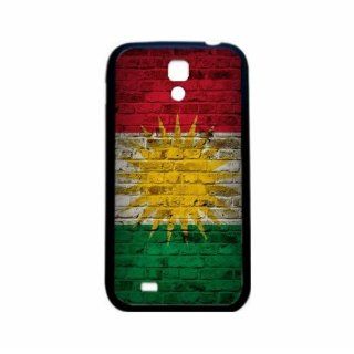 Kurdistan Brick Wall Flag Samsung Galaxy S4 Black Silcone Case   Provides Great Protection Cell Phones & Accessories