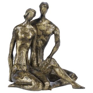 Hand Molded Bronze Long Chats Sculpture Renwil Statues & Sculptures