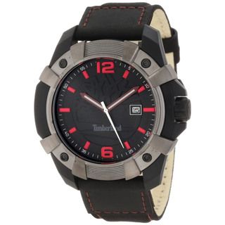 Timberland Men's 'Chocorua' Black/ Red Watch Timberland Men's More Brands Watches