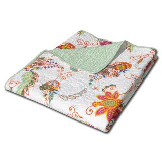 Barcelona Paisley Quilted Cotton Throw Throws