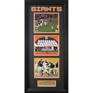 San Francisco Giants 2012 World Series Champions Three Photo Frame (15 x 35 ) Baseball