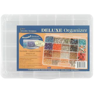 Deluxe Organizer 20 Compartments Darice Jewelry Tools