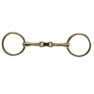 Coronet German Silver French Link 10mm Loose Ring Bit : Horse Bits : Sports & Outdoors