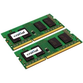Crucial 16GB Kit (8GBx2), 204 Pin SODIMM, DDR3 PC3 12800 Memory Modul Crucial PC Memory