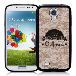 Proud Marine Girlfriend 1 Camo   Protective Designer BLACK Case   Fits Samsung Galaxy S4 i9500: Cell Phones & Accessories