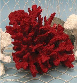 Resin Coral Centerpiece   Red   New   Collectible Figurines