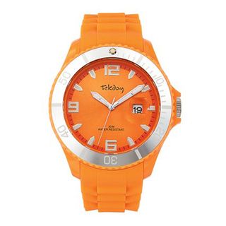 Tekday Women's Orange Plastic Sport Watch Tekday Women's More Brands Watches