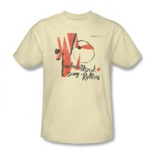 Concord Music Monk Sonny Rollins Mens Short Sleeve Tee Cream T Shirt: Clothing