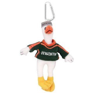 Miami Hurricanes Team Mascot Key Chain/Backpack Clip : Sports Related Key Chains : Sports & Outdoors