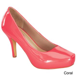 Delicacy Women's 'Cyndi 92' Patent Mid heel Pumps Heels