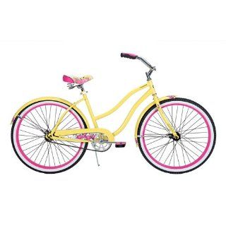 26" Huffy Cranbrook Women's Bike, Banana Yellow : Cruiser Bicycles : Sports & Outdoors