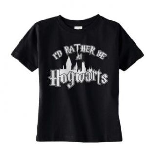Threadrock 'I'd Rather Be At Hogwarts' Infant/Toddler T Shirt: Clothing