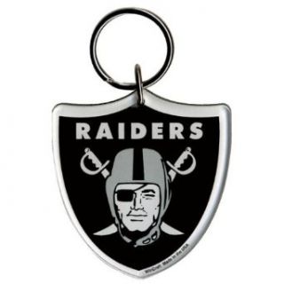 Oakland Raiders   Logo Acrylic Keychain : Sports Related Key Chains : Clothing