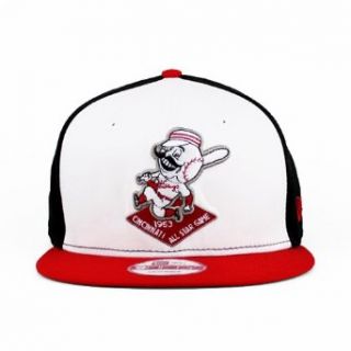 1953 Cincinnati Reds All Star Patch New Era 9FIFTY Snapback Adjustable Hat: Clothing