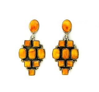 Earrings Orange Spiny Oyster: Jewelry