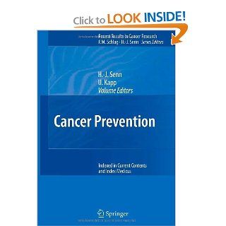 Cancer Prevention (Recent Results in Cancer Research): 9783540376958: Medicine & Health Science Books @