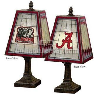 Alabama Crimson Tide Art Glass Table Lamp Memorabilia.  Sports Related Collectibles  Sports & Outdoors