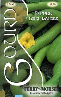 Ferry Morse 2109 Gourd Annual Flower Seeds, Dipper Long Handle (1.5 Gram Packet) (Discontinued by Manufacturer) : Gourd Plants : Patio, Lawn & Garden