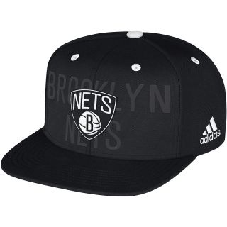 adidas Mens Brooklyn Nets Draft Snapback Cap, Multi Team