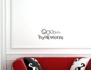 Bookworm Vinyl wall art Inspirational quotes and saying home decor decal sticker   Wall Banners