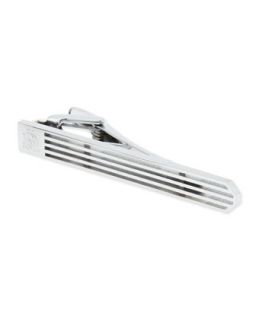Mens Grille Tie Bar, Silver   Alfred Dunhill   Silver