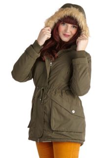 Tulle Clothing Scooter or Later Coat in Olive  Mod Retro Vintage Coats