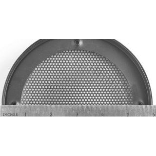 5 1/4 Inch Diameter 2 Pc Mesh Speaker Grill   Black: Electronics