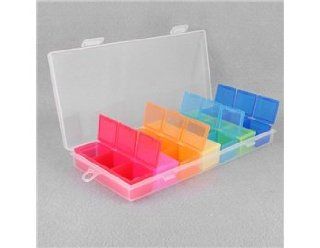 Seven Colors Seven Days Pill Case (Pink): Health & Personal Care