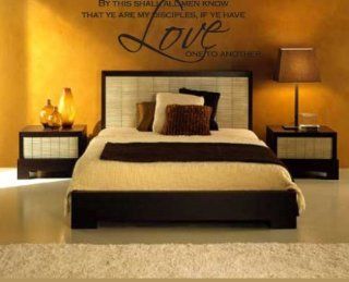 By this shall all men know that ye are my disciples, if ye have Love one to anothervinyl Decal Wall Sticker Mural   Other Products  
