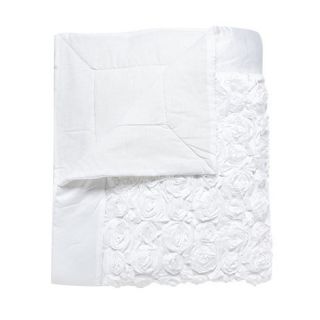 Star by Julien Macdonald Designer white rose bed runner