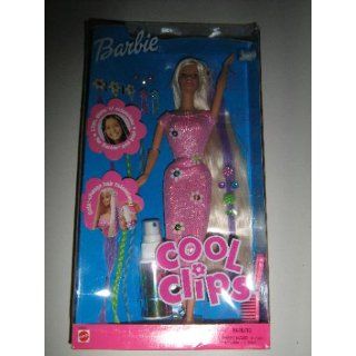 New Cool Clips Barbie Doll with Hair Accessories: Toys & Games
