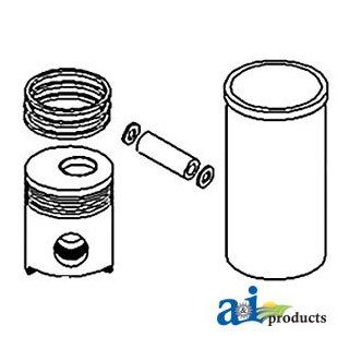 A & I Products Piston Liner Kit Replacement for Allis Chalmers Part Number SK471: Industrial & Scientific
