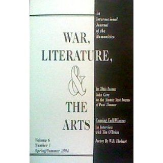 War, Literature and the Arts: An International Journal of the Humanities (Volume 6, Number 1): Donald Amderson: Books