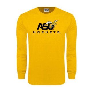 Alabama State Gold Long Sleeve T Shirt 'ASU Hornets' : Sports Fan T Shirts : Sports & Outdoors